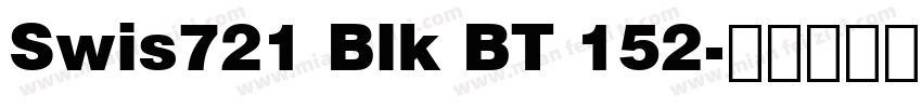 Swis721 Blk BT 152字体转换